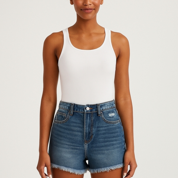 Altar'd State Denim Shorts NWT Size Large - Picture 4 of 10